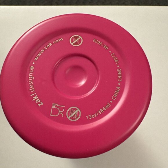 Zak Other Zak 4in Cooler Koozie Keeps Drinks Cold 13oz Can Pink